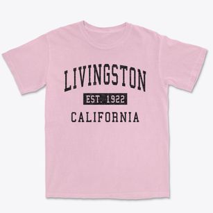 Livingston California Classic Established Premium Heavyweight T-shirt
