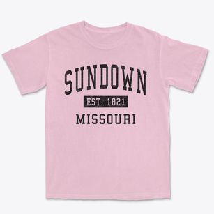 Sundown Missouri Classic Established Premium Heavyweight T-shirt
