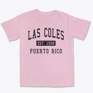 Las Coles Puerto Rico Classic Established Premium Heavyweight T-shirt
