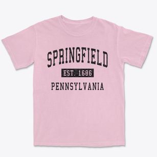 Springfield Pennsylvania Classic Established Premium Heavyweight T-shirt