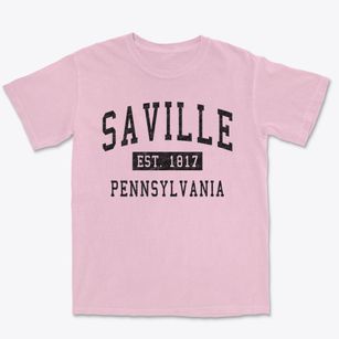 Saville Pennsylvania Classic Established Premium Heavyweight T-shirt