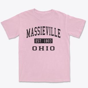 Massieville Ohio Classic Established Premium Heavyweight T-shirt