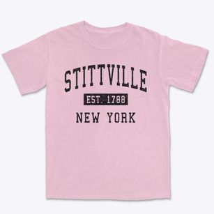 Stittville New York Classic Established Premium Heavyweight T-shirt