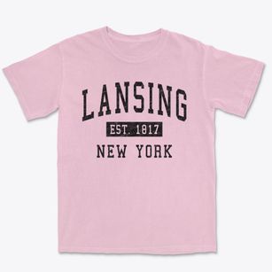 Lansing New York Classic Established Premium Heavyweight T-shirt