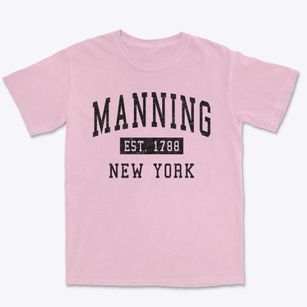 Manning New York Classic Established Premium Heavyweight T-shirt