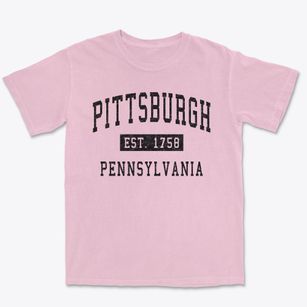 Pittsburgh Pennsylvania Classic Established Premium Heavyweight T-shirt