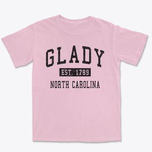 Glady North Carolina Classic Established Premium Heavyweight T-shirt