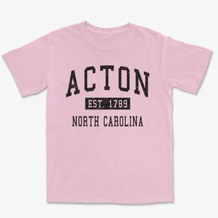 Acton North Carolina Classic Established Premium Heavyweight T-shirt