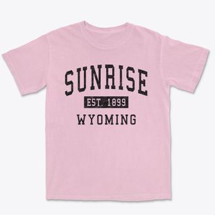 Sunrise Wyoming Classic Established Premium Heavyweight T-shirt