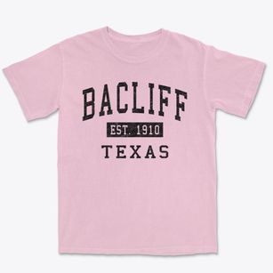 Bacliff Texas Classic Established Premium Heavyweight T-shirt