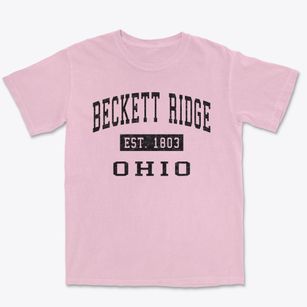 Beckett Ridge Ohio Classic Established Premium Heavyweight T-shirt