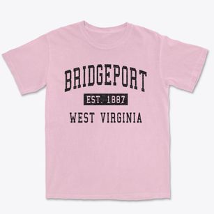 Bridgeport West Virginia Classic Established Premium Heavyweight T-shirt