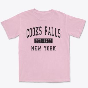Cooks Falls New York Classic Established Premium Heavyweight T-shirt