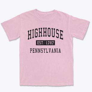 Highhouse Pennsylvania Classic Established Premium Heavyweight T-shirt