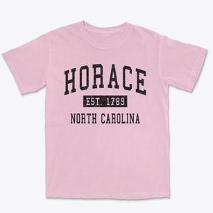 Horace North Carolina Classic Established Premium Heavyweight T-shirt