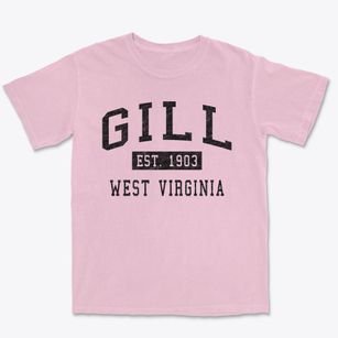 Gill West Virginia Classic Established Premium Heavyweight T-shirt