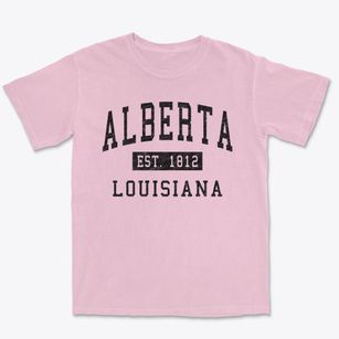 Alberta Louisiana Classic Established Premium Heavyweight T-shirt