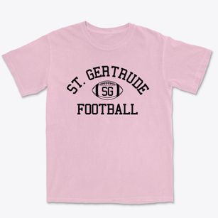 Saint Gertrude School Classic Football Premium Heavyweight T-shirt