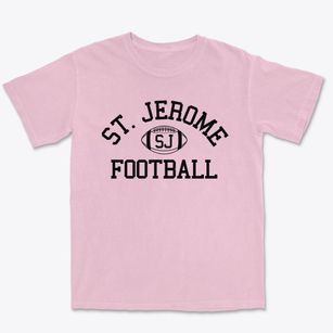 Saint Jerome School Classic Football Premium Heavyweight T-shirt