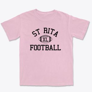 St Rita Parish Classic Football Premium Heavyweight T-shirt