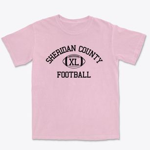 Sheridan County District 13 School Classic Football Premium Heavyweight T-shirt