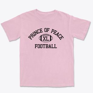 Prince Of Peace Parish Classic Football Premium Heavyweight T-shirt
