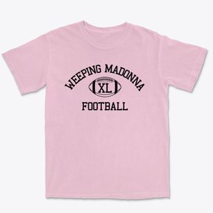 Weeping Madonna Parish Classic Football Premium Heavyweight T-shirt