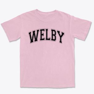 Welby Elementary School Varsity Arch Premium Heavyweight T-shirt