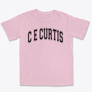 C E Curtis Elementary School Varsity Arch Premium Heavyweight T-shirt