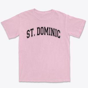 Saint Dominic Elementary School Varsity Arch Premium Heavyweight T-shirt