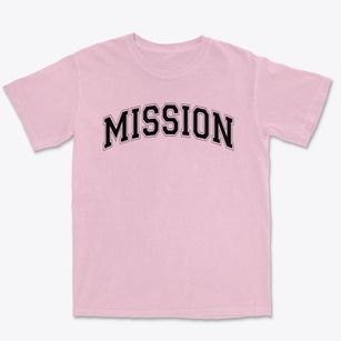 Mission Elementary School Varsity Arch Premium Heavyweight T-shirt