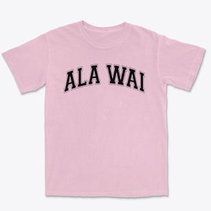 Ala Wai Elementary School Varsity Arch Premium Heavyweight T-shirt