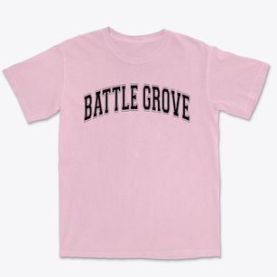 Battle Grove Elementary School Varsity Arch Premium Heavyweight T-shirt