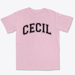 Cecil Elementary School Varsity Arch Premium Heavyweight T-shirt