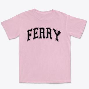 Ferry Elementary School Varsity Arch Premium Heavyweight T-shirt