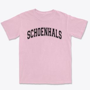 Schoenhals Elementary School Varsity Arch Premium Heavyweight T-shirt