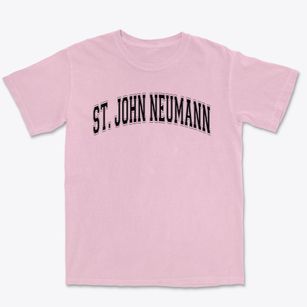 Saint John Neumann School Varsity Arch Premium Heavyweight T-shirt