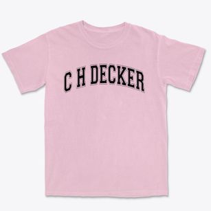 C H Decker Elementary School Varsity Arch Premium Heavyweight T-shirt