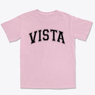 Vista Middle School Varsity Arch Premium Heavyweight T-shirt