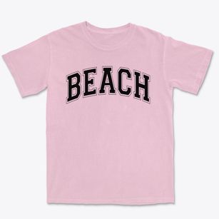 Beach Varsity Arch Premium Heavyweight T-shirt