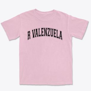 R Valenzuela Multilingual School Varsity Arch Premium Heavyweight T-shirt