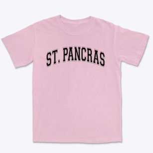 St Pancras Parish Varsity Arch Premium Heavyweight T-shirt