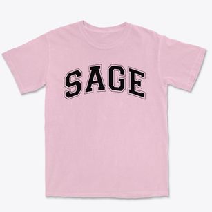 Sage Junior High School Varsity Arch Premium Heavyweight T-shirt