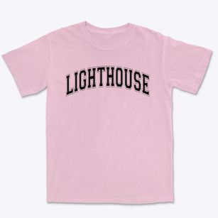 Lighthouse Christian Academy Varsity Arch Premium Heavyweight T-shirt