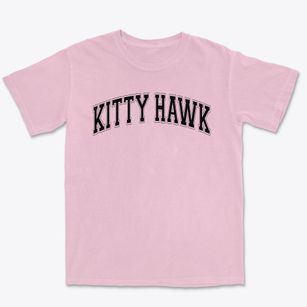 Kitty Hawk Elementary School Varsity Arch Premium Heavyweight T-shirt