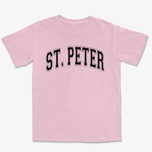 Saint Peter School Varsity Arch Premium Heavyweight T-shirt
