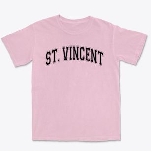 Saint Vincent De Paul School Varsity Arch Premium Heavyweight T-shirt