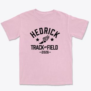 Hedrick Middle School Track and Field Premium Heavyweight T-shirt