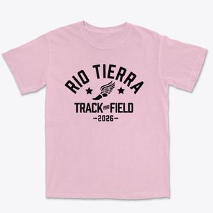 Rio Tierra Junior High School Track and Field Premium Heavyweight T-shirt