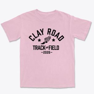 Clay Road Baptist School Track and Field Premium Heavyweight T-shirt